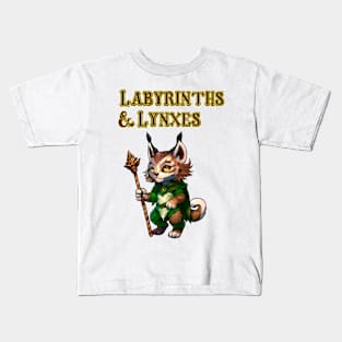 Labyrinths & Lynxes: The Wondering Druid Kids T-Shirt